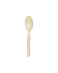 Biodegradable Spoon Unwrapped - Natural MD | StrawFish | 1000/Case
