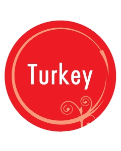 Turkey Red Deli Label | 1" Circle | 1000/Roll