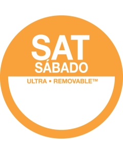 Sat/Sab Half Dots | 2" Ultra Removable | 1000/Roll
