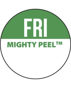 Fri Half Dot Day Label | 3/4" Mighty Peel | 1000/Roll